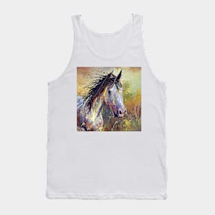 Spring time and horse Tank Top